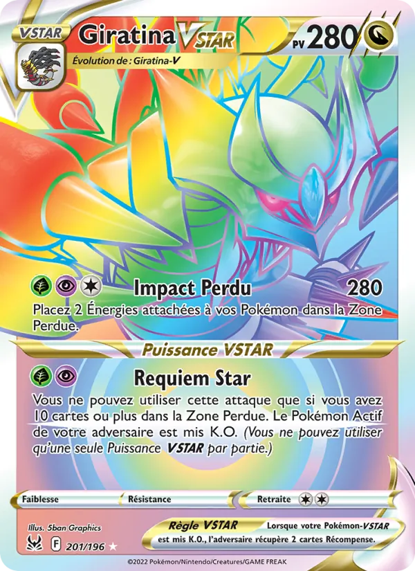 Giratina VSTAR, Origine Perdue 201