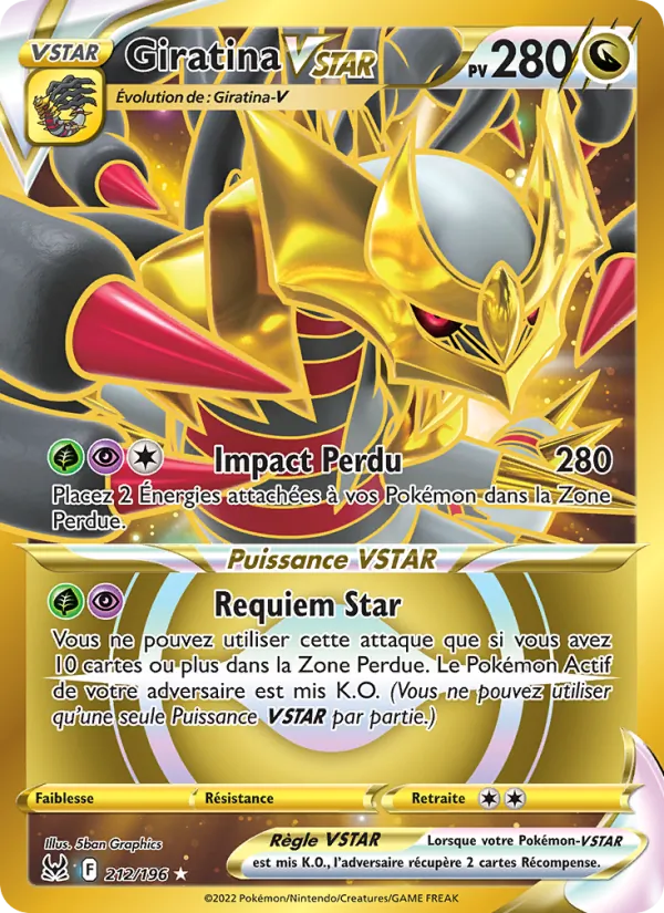 Giratina VSTAR, Origine Perdue 212