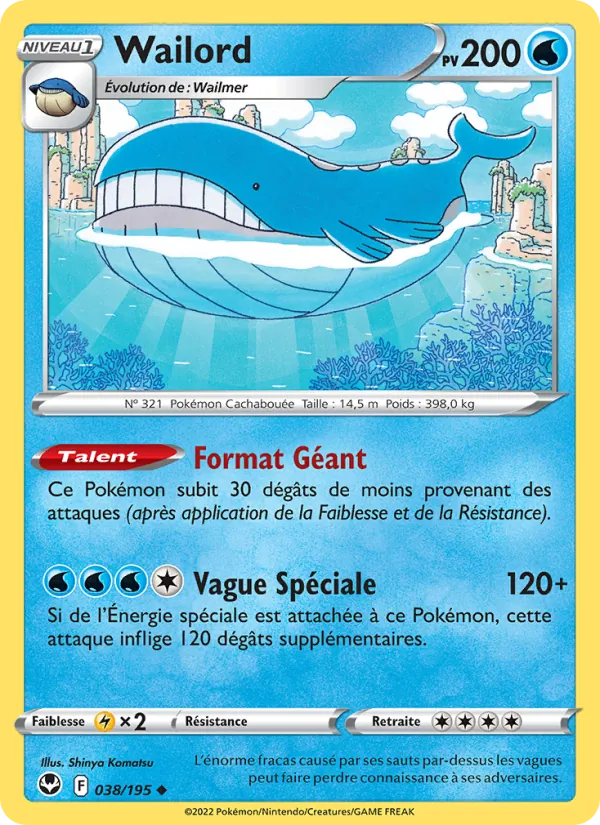 Wailord, Tempête Argentée 038