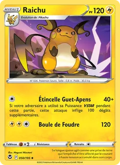 Raichu, Tempête Argentée 050