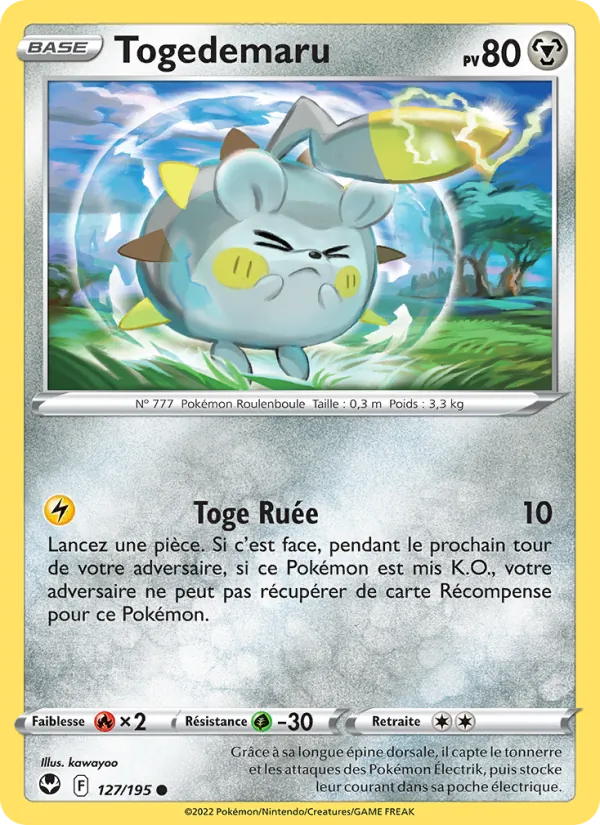 Togedemaru, Tempête Argentée 127