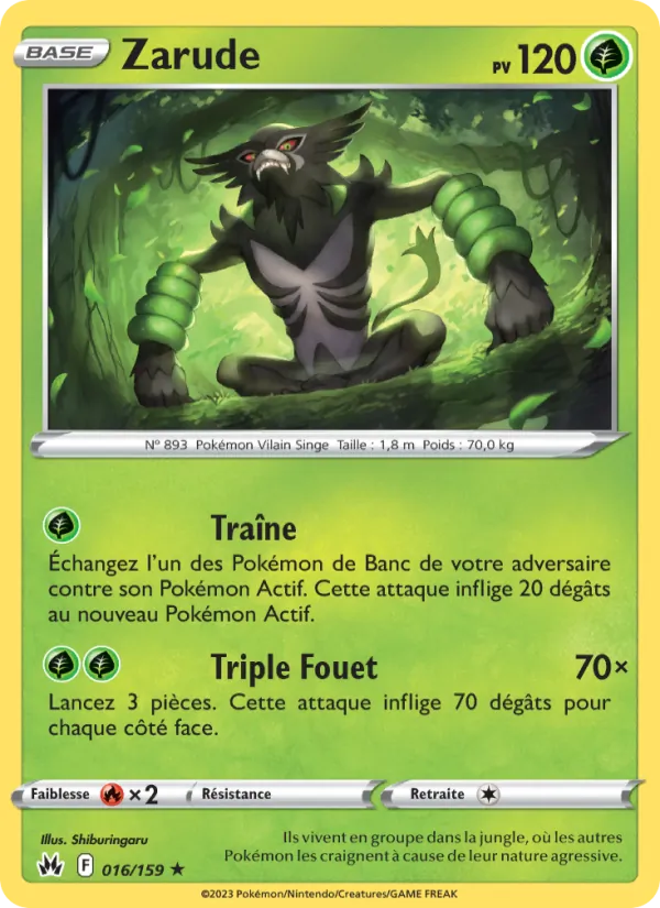 Zarude, Zénith Suprême 016