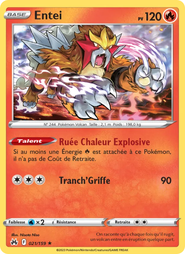 Entei, Zénith Suprême 021