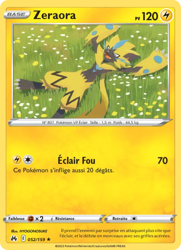 Zeraora, Zénith Suprême 052