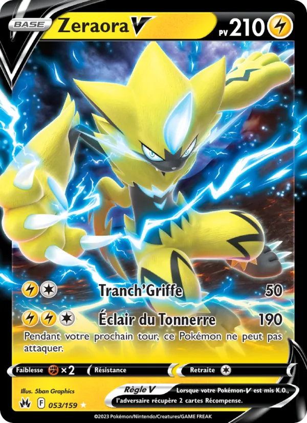 Zeraora V, Zénith Suprême 053