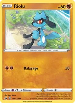 Riolu, Zénith Suprême 071
