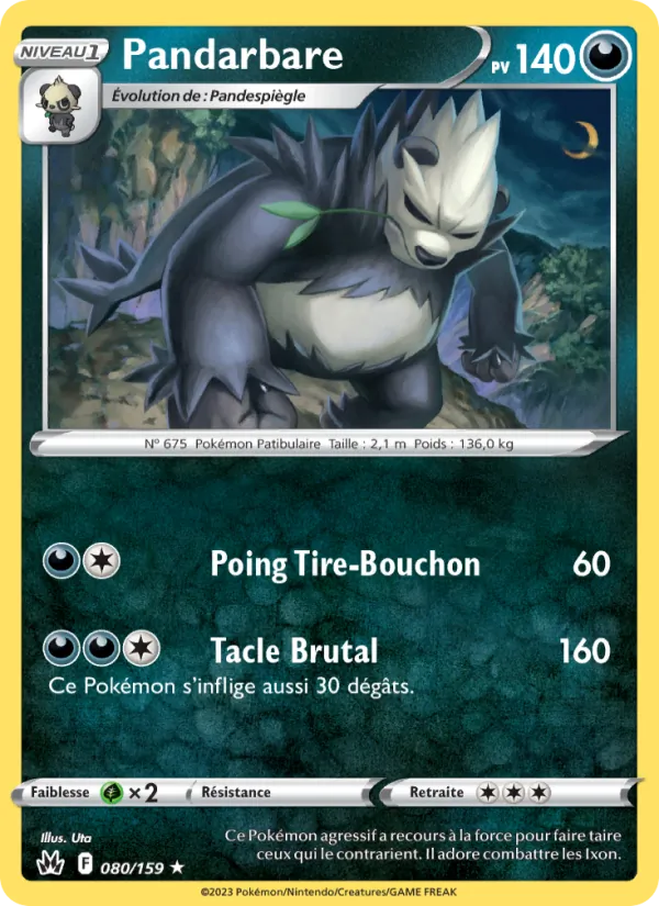 Pandarbare, Zénith Suprême 080