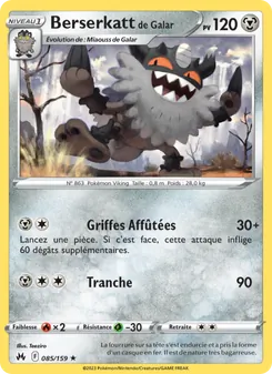 Berserkatt de Galar, Zénith Suprême 085