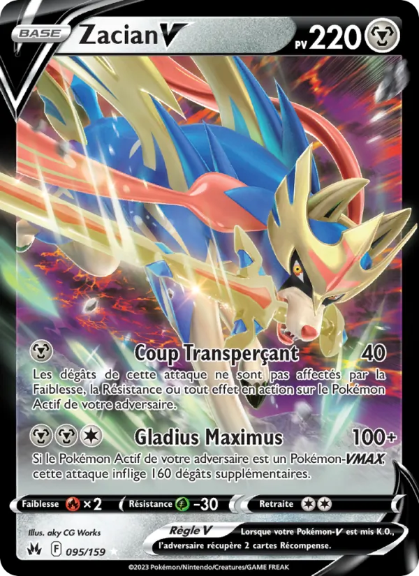Zacian V, Zénith Suprême 095