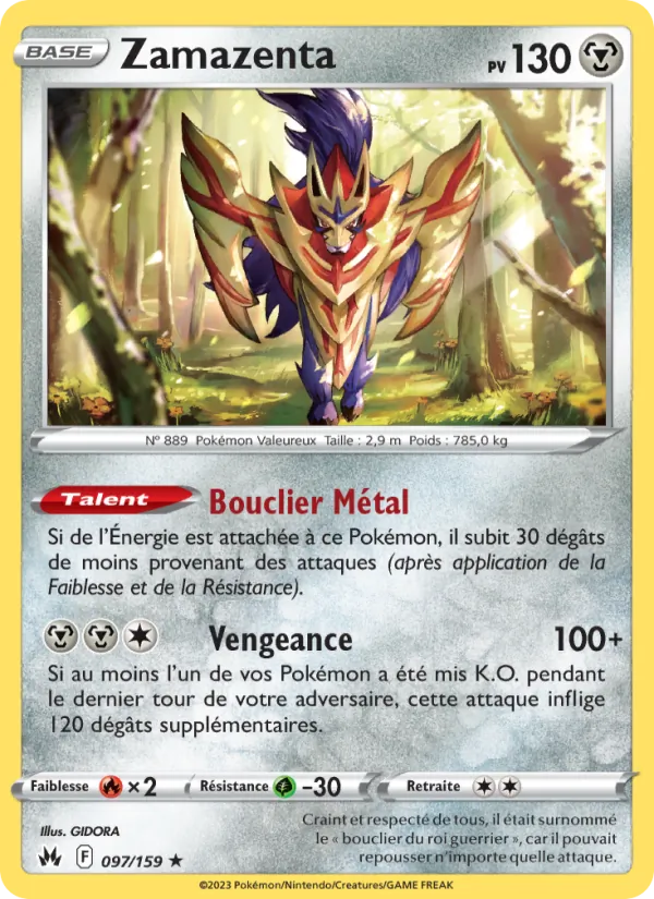 Zamazenta, Zénith Suprême 097