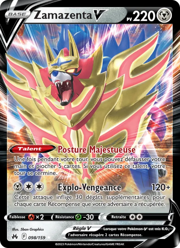 Zamazenta V, Zénith Suprême 098
