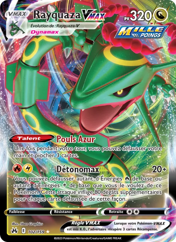 Rayquaza VMAX, Zénith Suprême 102