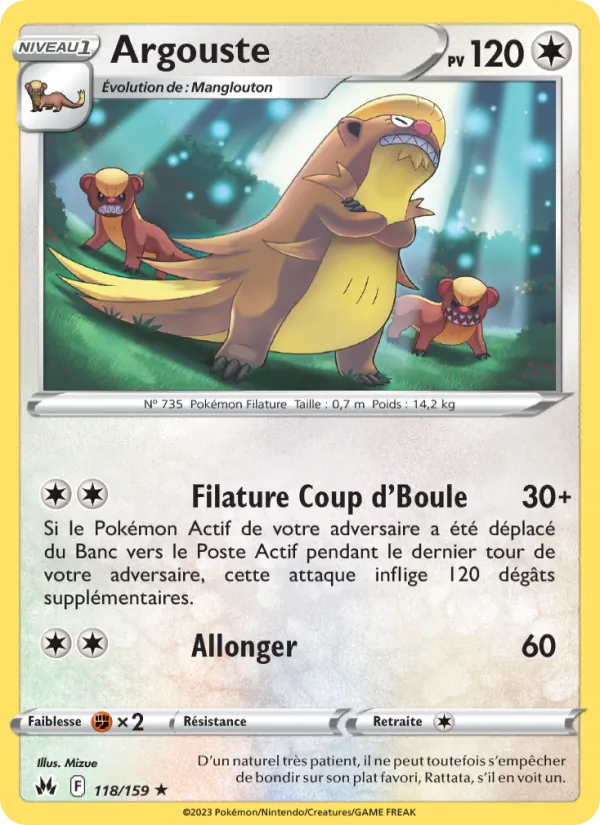 Argouste, Zénith Suprême 118
