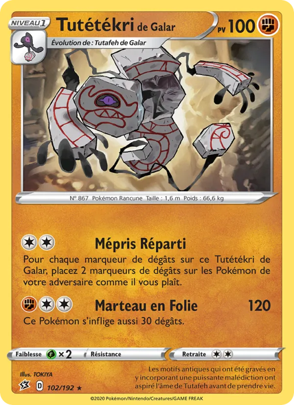 Tutétékri de Galar, Clash des Rebelles 102