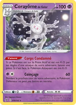 Corayôme de Galar, Clash des Rebelles 79