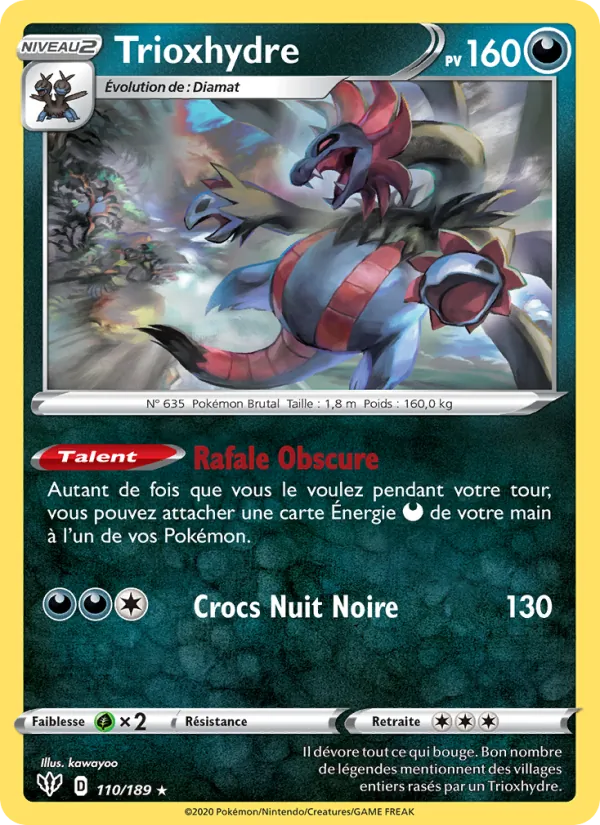 Trioxhydre, Ténèbres Embrasées 110