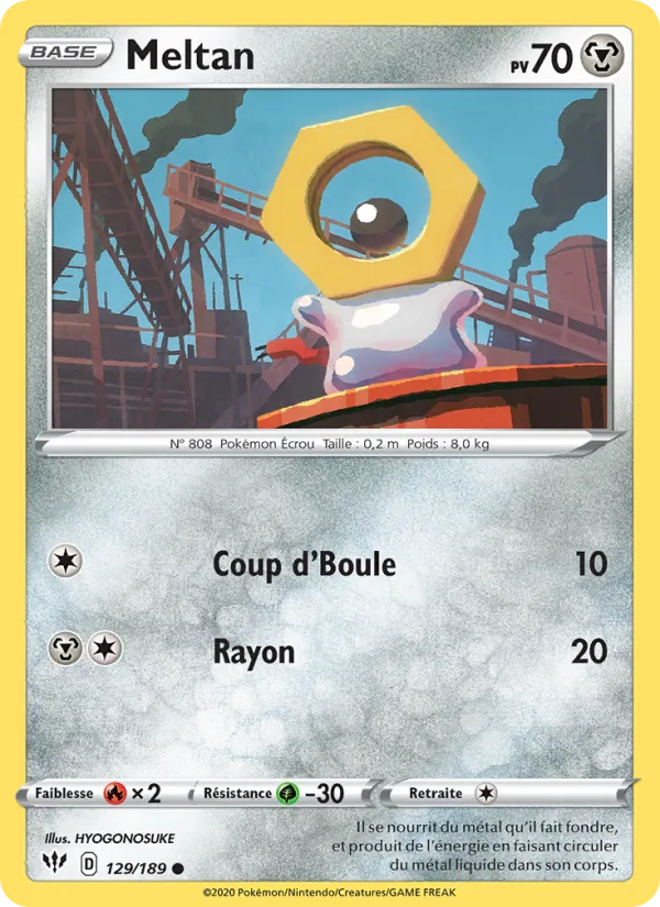Meltan, Ténèbres Embrasées 129