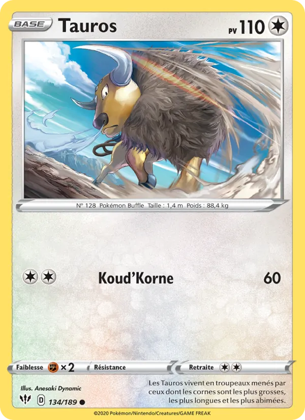 Tauros, Ténèbres Embrasées 134