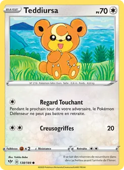 Teddiursa, Ténèbres Embrasées 138