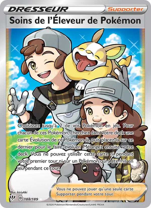 Soins de l'Éleveur de Pokémon, Ténèbres Embrasées 188