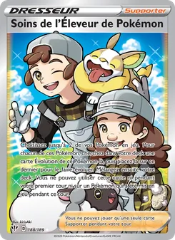 Soins de l'Éleveur de Pokémon, Ténèbres Embrasées 188