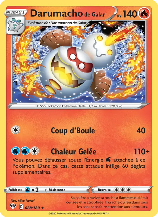 Darumacho de Galar, Ténèbres Embrasées 28
