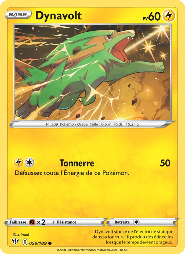 Dynavolt, Ténèbres Embrasées 58