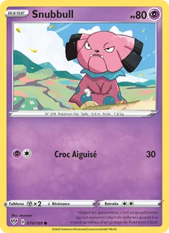 Snubbull, Ténèbres Embrasées 70