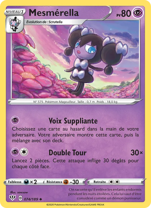 Mesmérella, Ténèbres Embrasées 74