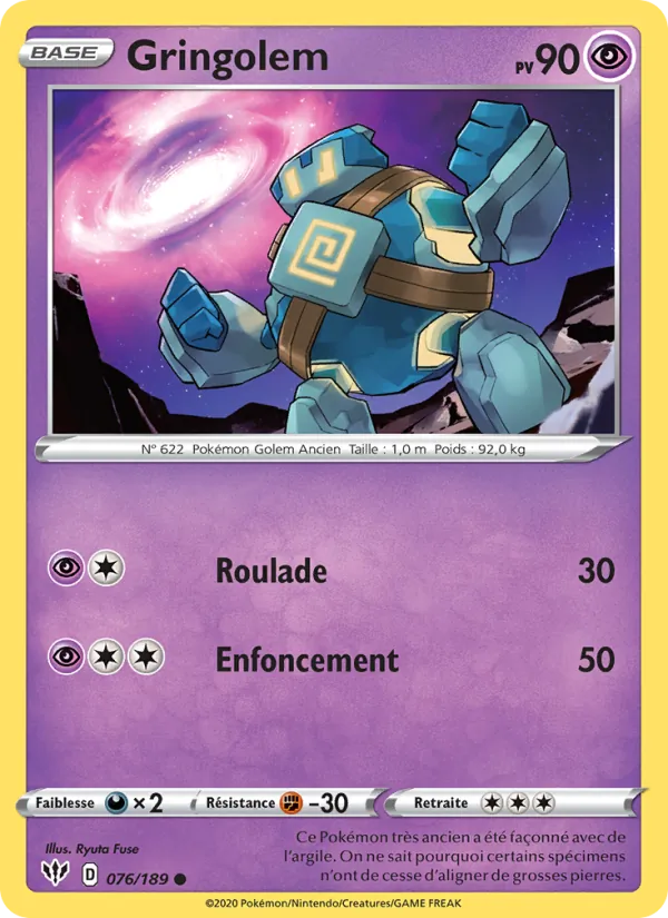 Gringolem, Ténèbres Embrasées 76
