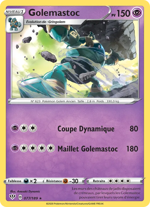 Golemastoc, Ténèbres Embrasées 77
