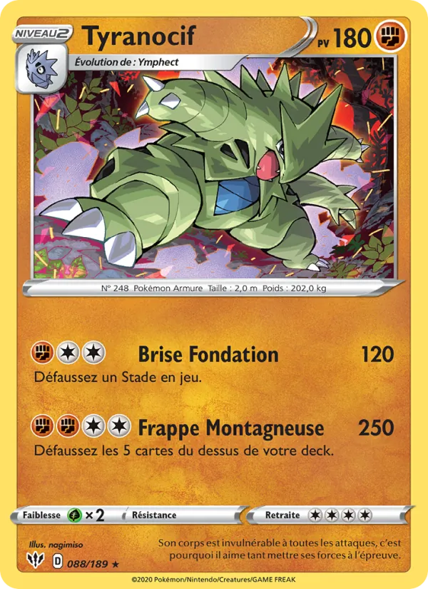 Tyranocif, Ténèbres Embrasées 88
