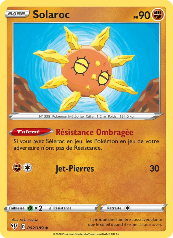 Solaroc, Ténèbres Embrasées 92