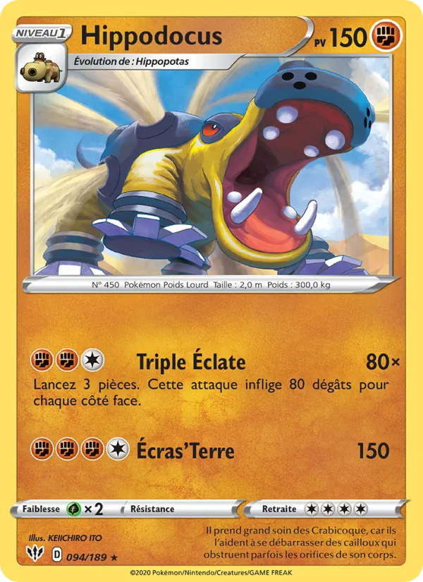 Hippodocus, Ténèbres Embrasées 94