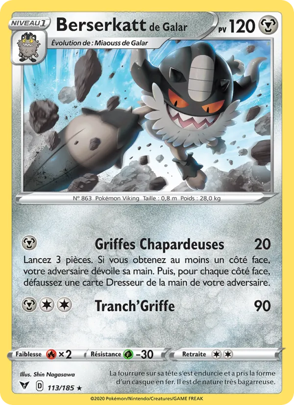 Berserkatt de Galar, Voltage Éclatant 113