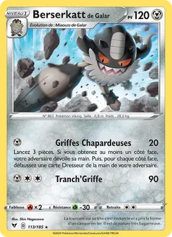 Berserkatt de Galar, Voltage Éclatant 113