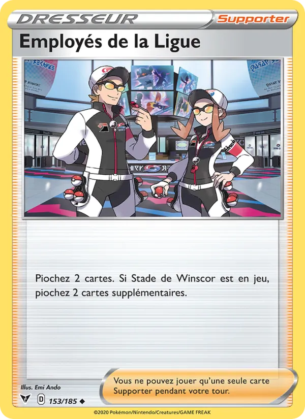Employés de la Ligue, Voltage Éclatant 153