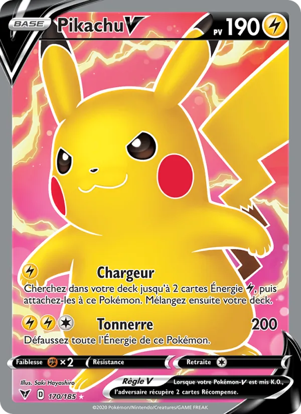 Pikachu V, Voltage Éclatant 170