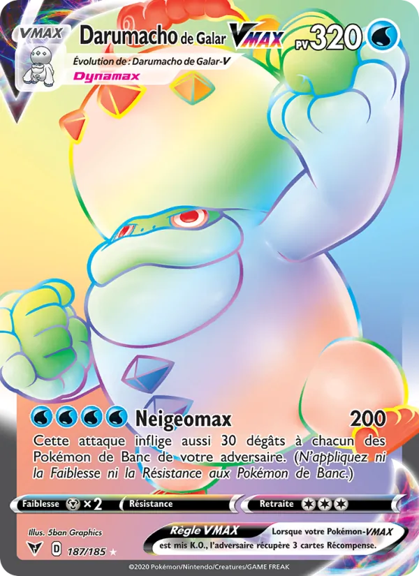 Darumacho de Galar VMAX, Voltage Éclatant 187
