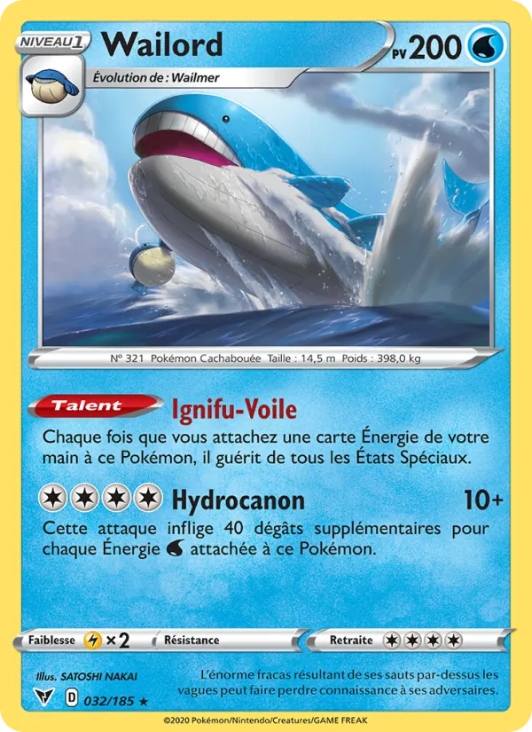 Wailord, Voltage Éclatant 32