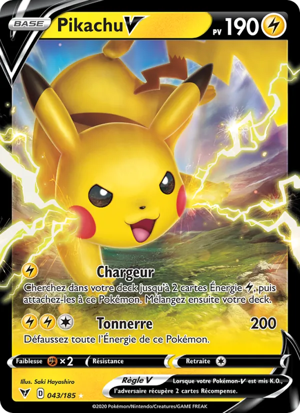 Pikachu V, Voltage Éclatant 43
