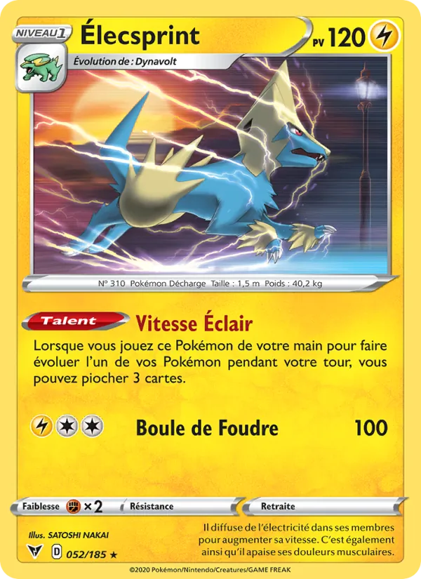 Élecsprint, Voltage Éclatant 52
