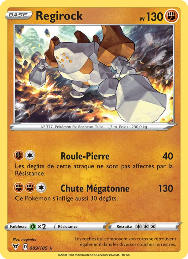 Regirock, Voltage Éclatant 89