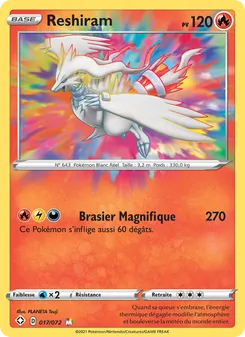 Reshiram, Destinées Radieuses 17