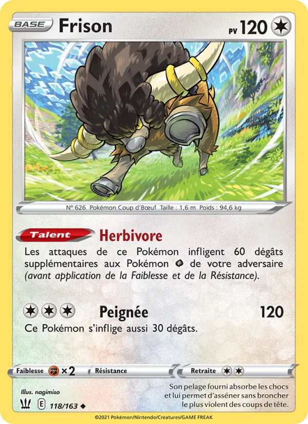 Frison, Styles de combat 118