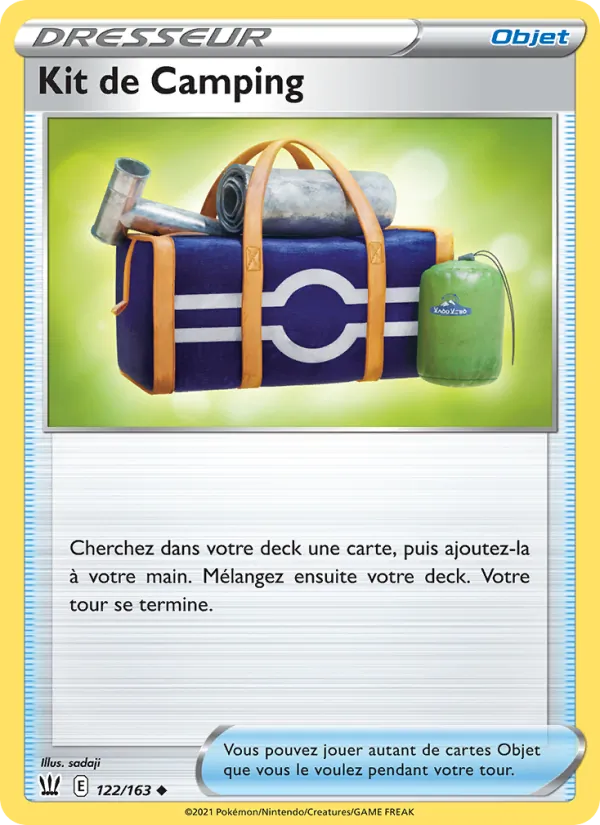 Kit de Camping, Styles de combat 122