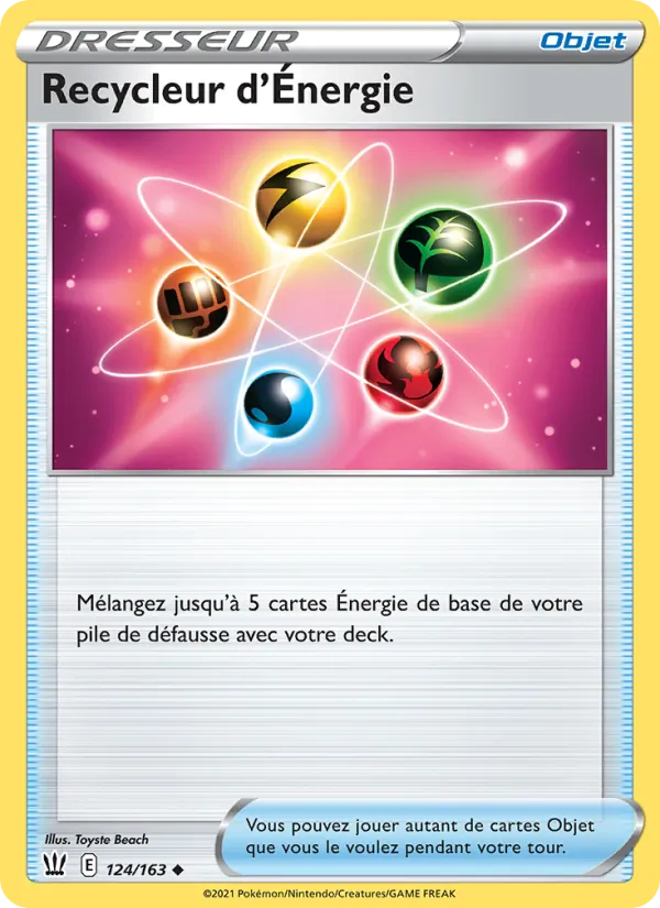 Recycleur d'Énergie, Styles de combat 124
