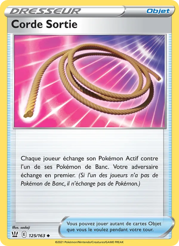 Corde Sortie, Styles de combat 125