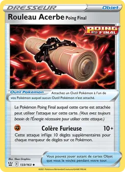 Rouleau Acerbe Poing Final, Styles de combat 133