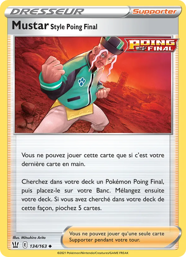 Mustar Style Poing Final, Styles de combat 134